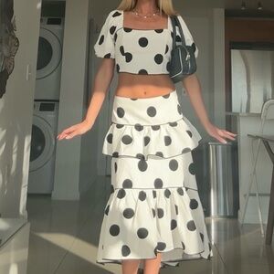 *Adelyn Rae Matching Polka Dot Set*